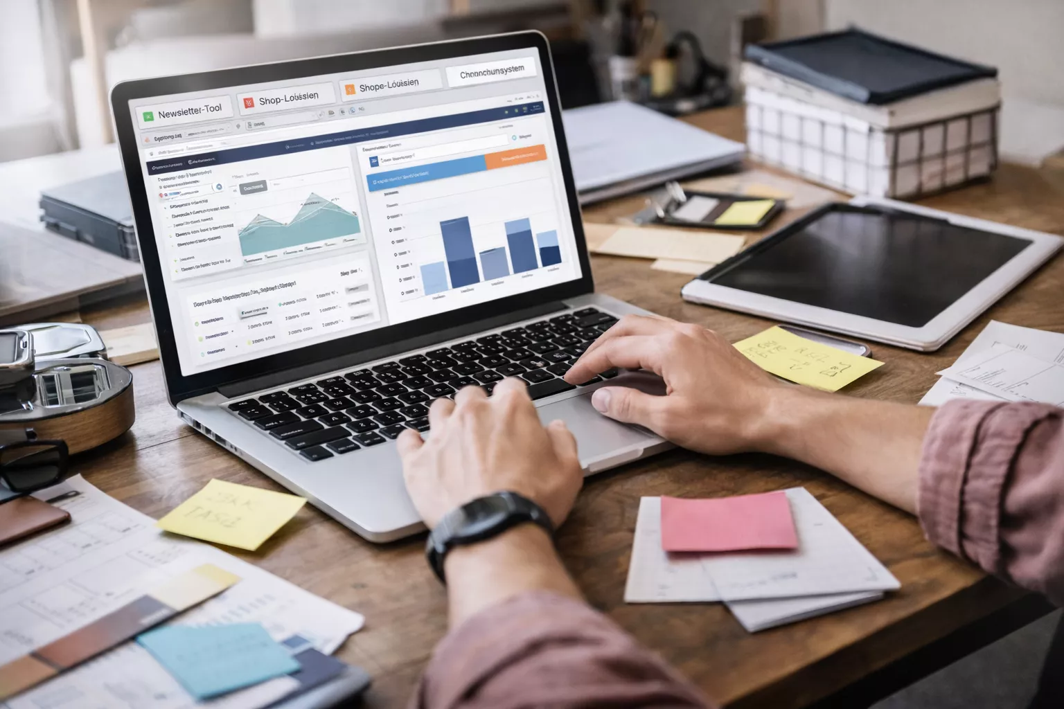 Mehrere Online-Tools ohne System führen zu Chaos im Business