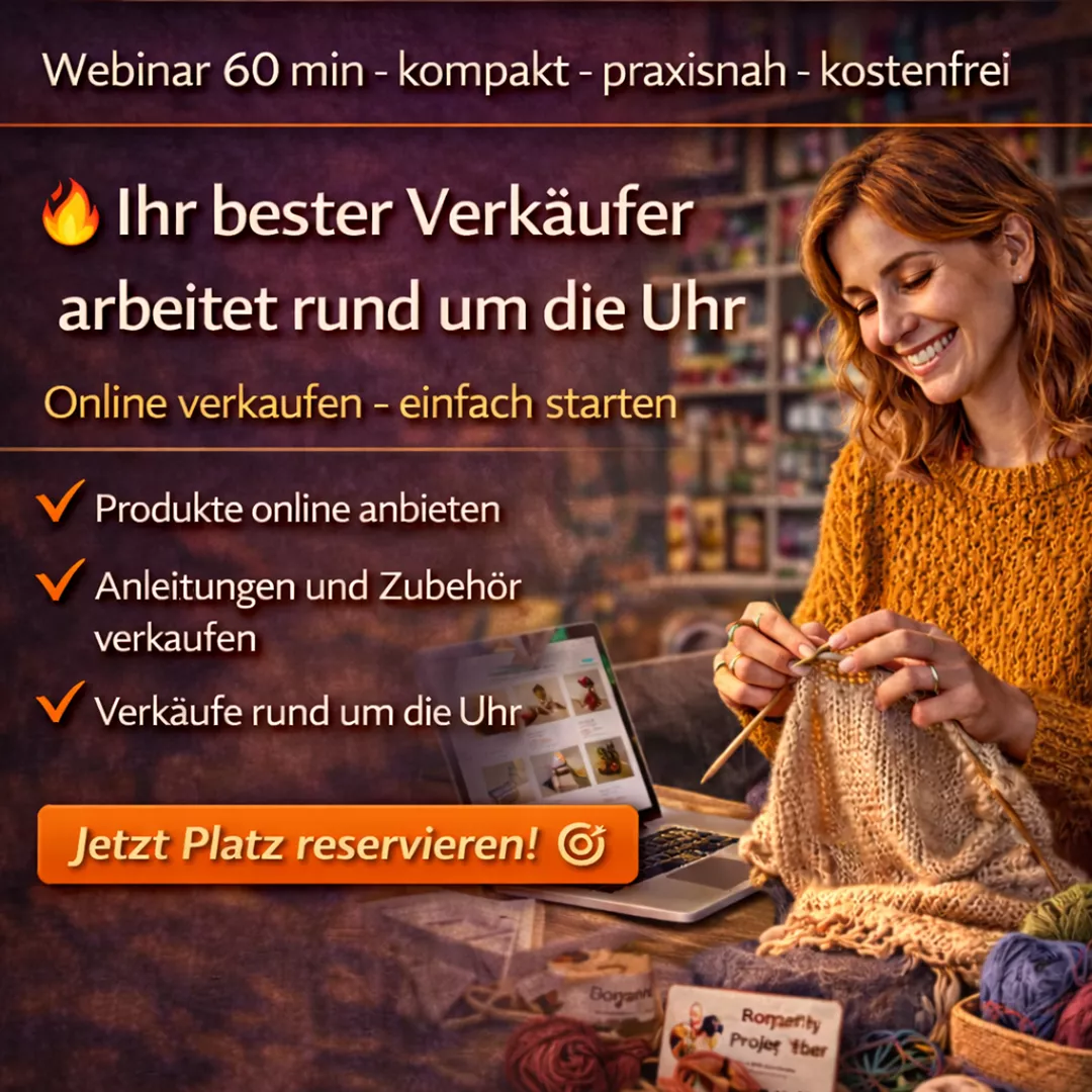 Webinar Dein bester Verkäufer - Online Shop & Fakturierung