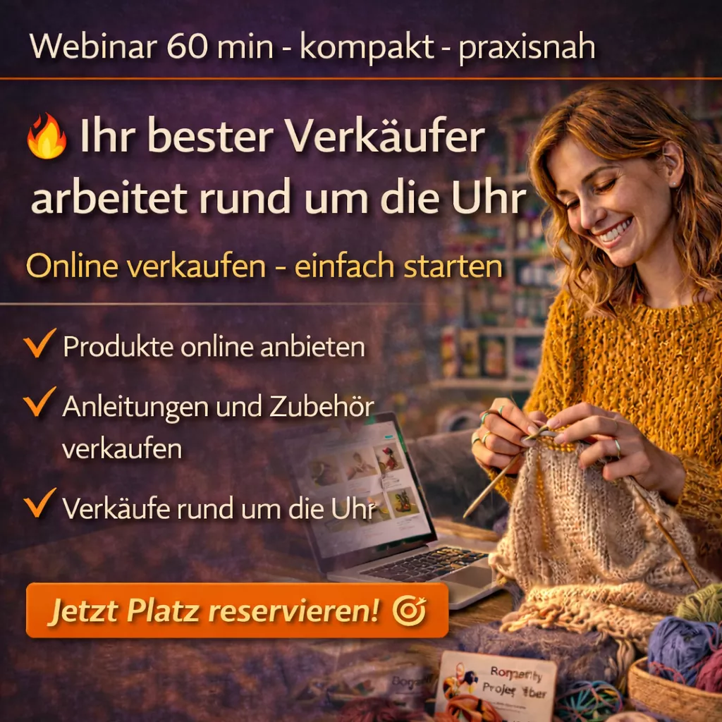 Webinar Dein bester Verkäufer - Online Shop & Fakturierung