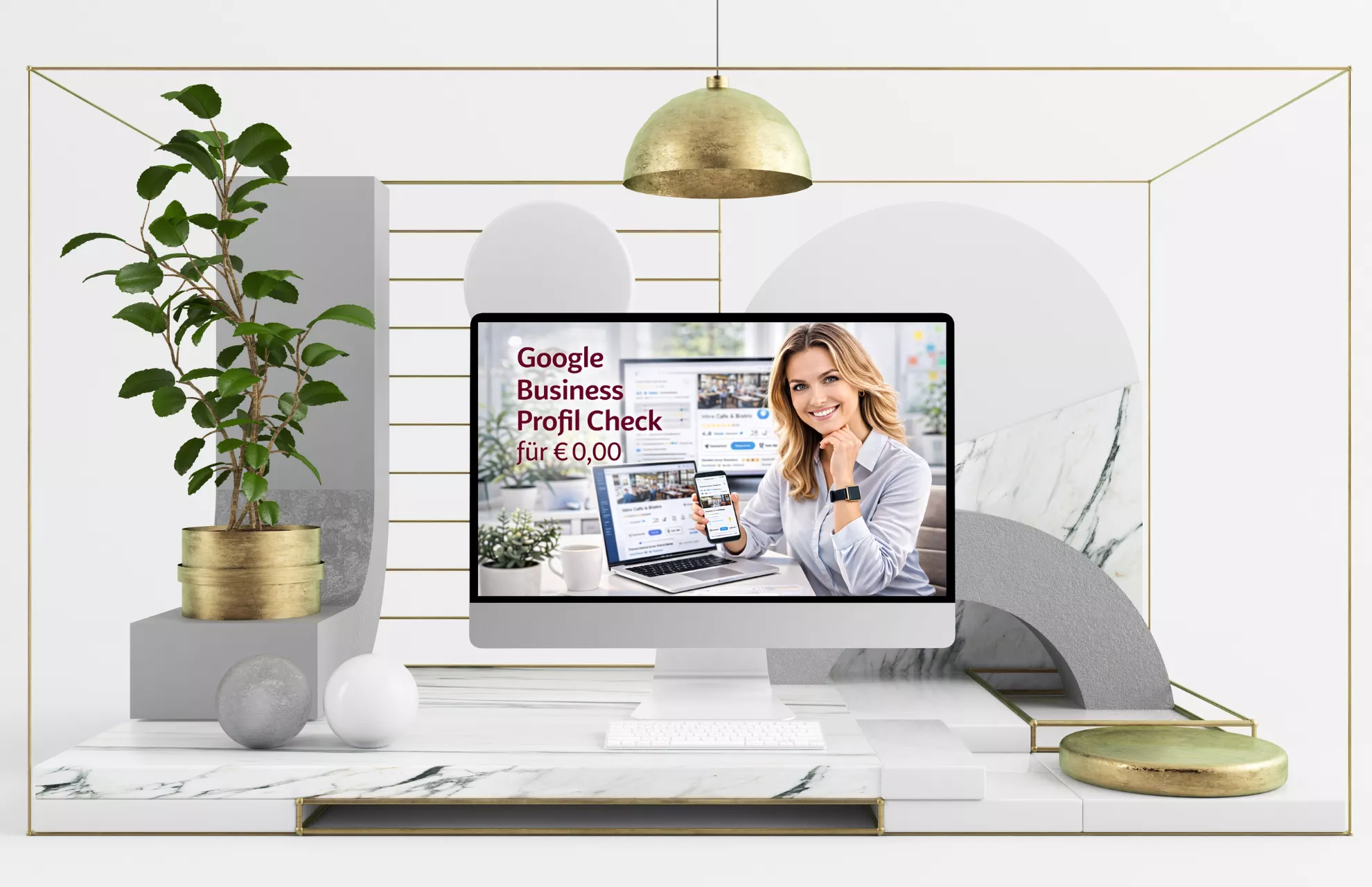 Header - Google Business Profil Quick Check